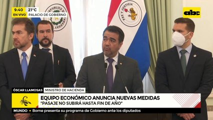 Equipo económico anuncia nuevas medidas