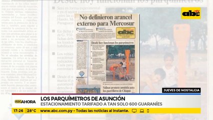 Tbt  Los Parquímetros De Asunción