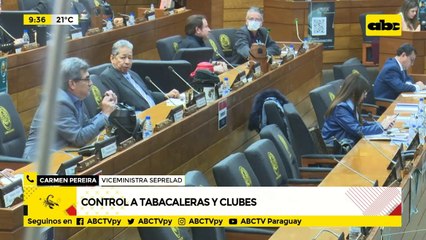 Control a tabacaleras y clubes