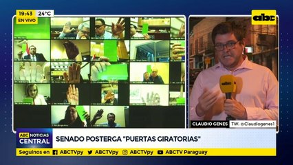 Senado posterga "puertas giratorias"
