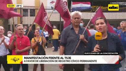 Ciudadanos autoconvocados se manifiestan