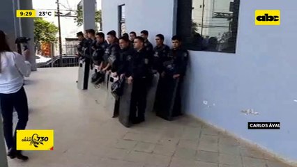 Control policial en Gobernación de Guairá