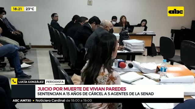 Juicio por muerte de Vivian Paredes