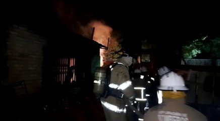 Un hombre se salva de un incendio en Villa Elisa
