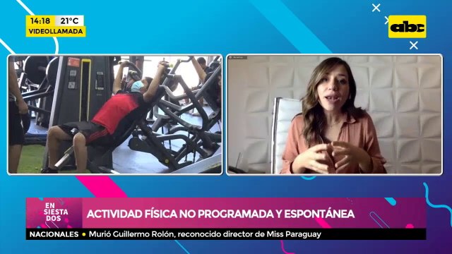 Actividad física no programada y espontánea