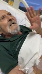 Don Ramón Samudio, tras su cuarta cirugía en IPS