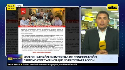 Uso del padrón en internas de Concertación