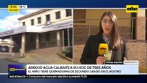 Hombre derramó agua hirviendo sobre la cabeza de su hijo de 3 años