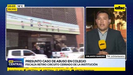 Presunto caso de abuso en colegio