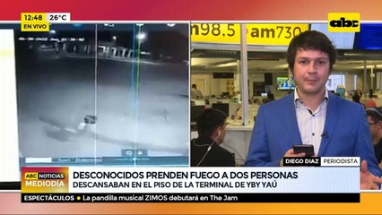 Prenden fuego a indigentes en Yby Yaú