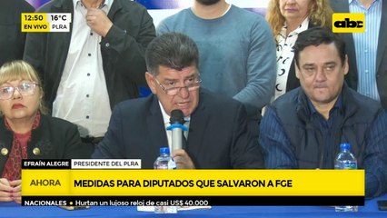 Medidas para diputados que salvaron a FGE