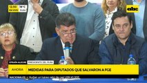 Medidas para diputados que salvaron a FGE
