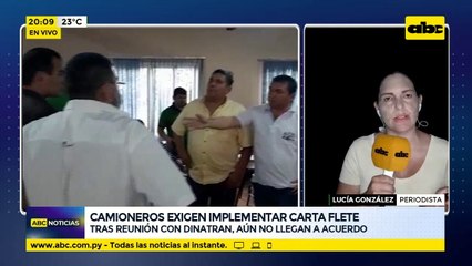 Camioneros exigen implementar carta flete