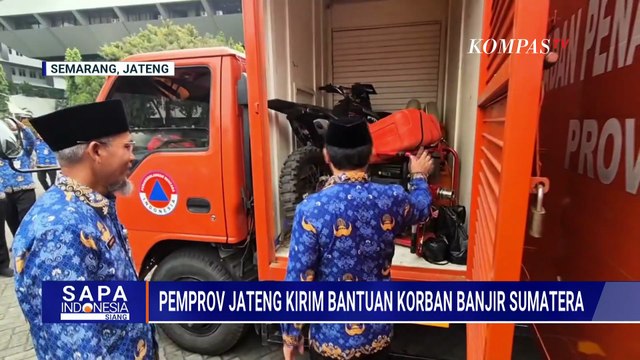 Gubernur Ahmad Luthfi Lepas Relawan dan Bantuan Jateng untuk Korban Banjir Sumatera | SAPA SIANG