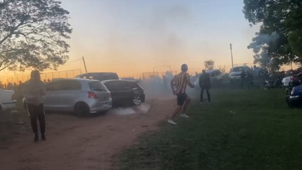 Enfrentamiento a piedras y palos tras partido en Luque