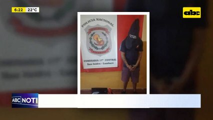 Autor de robo domiciliario fue detenido