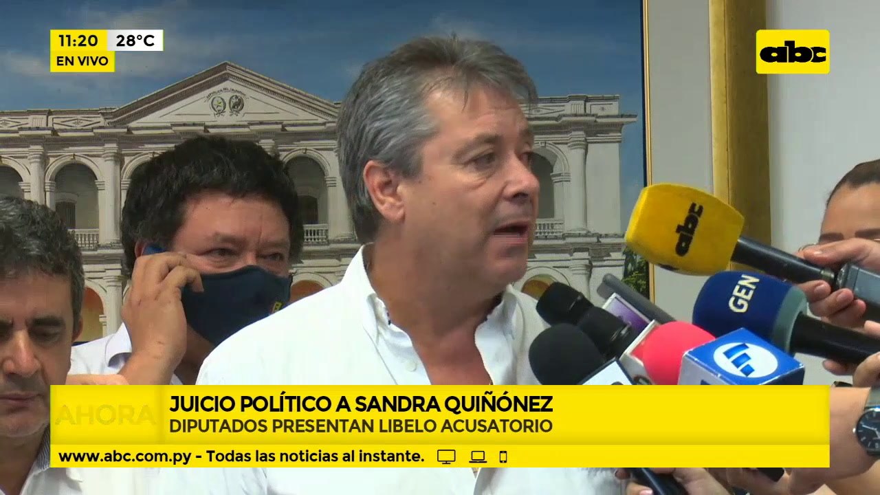 Diputados presentan libelo acusatorio