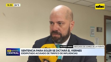 Sentencia a Carlos Soler se aplaza para el viernes