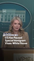 US Has Paused Special Immigrant Visas: White House