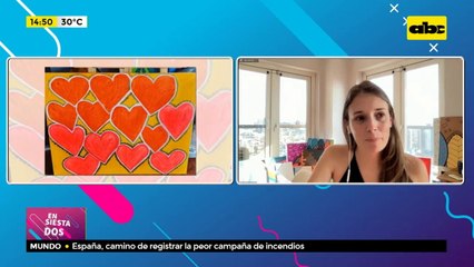Adolescente con autismo causa furor con sus pinturas