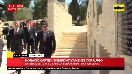 Horacio Cartes como “significativamente corrupto”