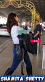 Bollywood Actress Shamita Shetty Arrived at Airport for Traveling 🤓