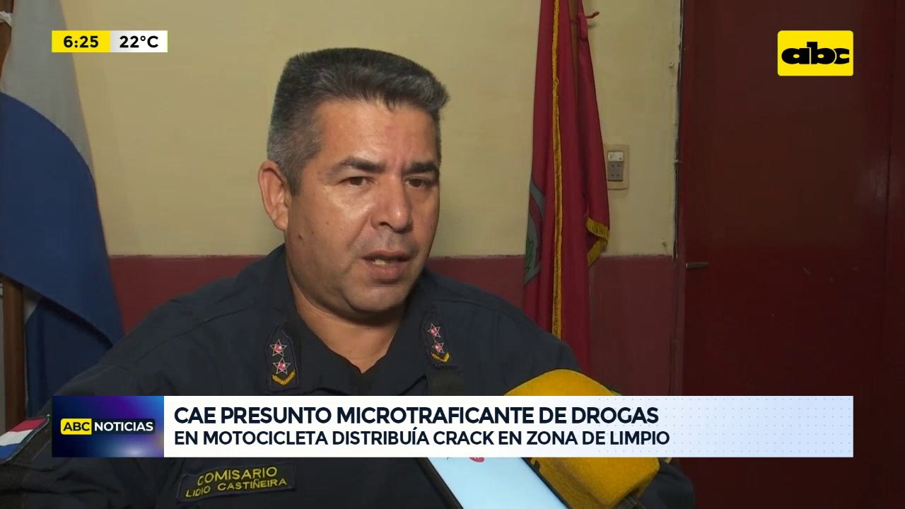Cae presunto microtraficante de drogas