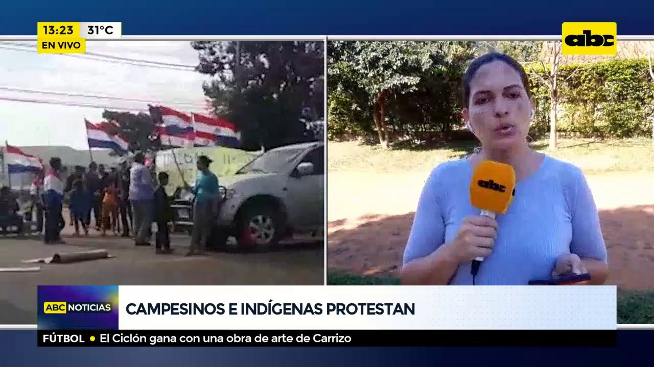 Campesinos e indígenas protestan