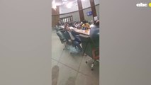 Diputados disfrutan del carrulim en plena sesión