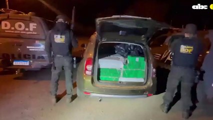 DOF  incauta dos vehículos que transportaban más de 11 toneladas de marihuana