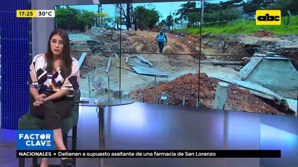 Desagüe pluvial en Avda. Molas López