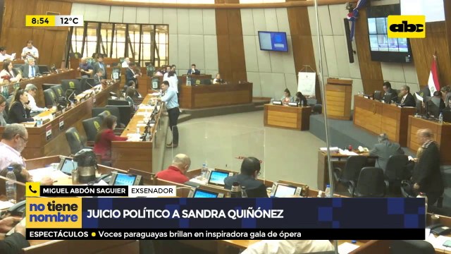 Juicio político a Sandra Quiñónez