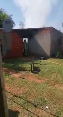 Bomberos de Luque ayudaron a sofocar el incendio