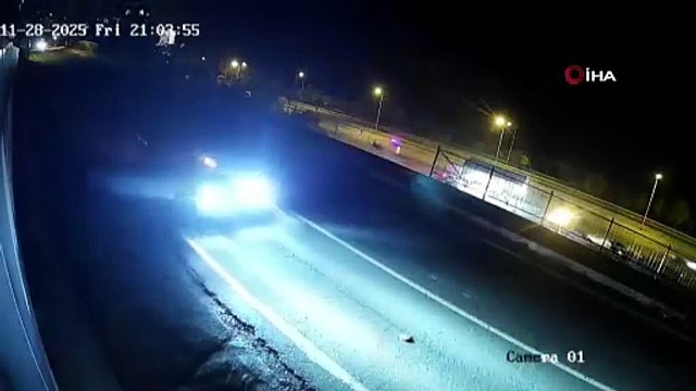 Rize'de korkunç kazanın görüntüsü ortaya çıktı: Ölüme böyle gitti!