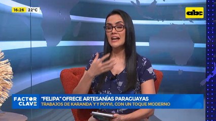 “Felipa” ofrece artesanías paraguayas