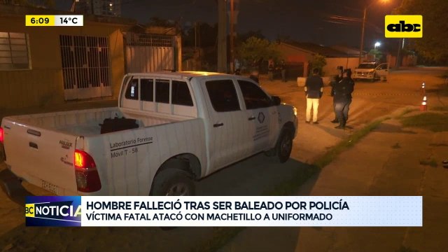 Hombre falleció tras ser baleado por policía