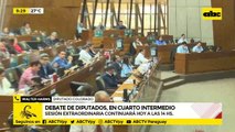Debate de Diputados, en cuarto intermedio.