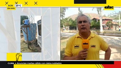 Tanques comunitarios en Fuerte Olimpo