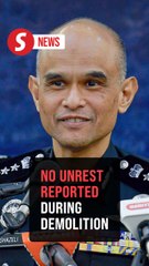 Demolition ops at Kampung Jawa proceeding peacefully, says cops