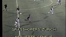 GRASSHOPPER CLUB ZURICK - SERVETTE GENEVE - 1983 - SAISON 1983/1984 -