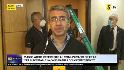 Mario Abdo valora decisión de Hugo Velázquez pero reconoce que “era inaceptable su continuidad”