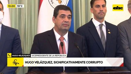 Hugo Velázquez, significativamente corrupto