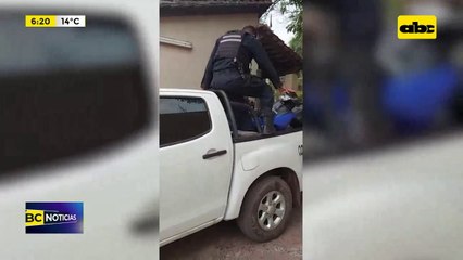 Dos motoasaltantes capturados en Limpio