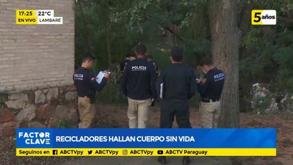 Hallaron un cuerpo sin vida en el arroyo Lambaré