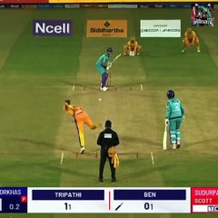 M.4 kathmandu gorkhas vs sudurpaschim royals 2nd inning highlights Nepal primer league 2025