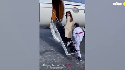 Nadia Ferreira y Marc Anthony ya partieron rumbo a Paraguay