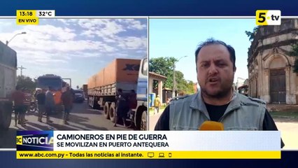 Camioneros en pie de guerra