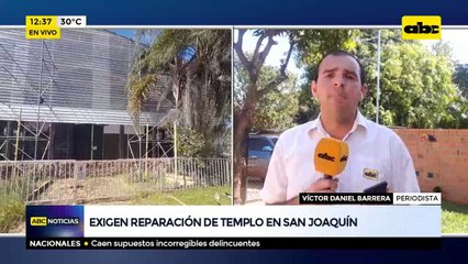 Exigen reparación de templo en San Joaquín