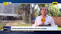 Exigen reparación de templo en San Joaquín