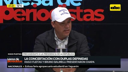 Hugo Fleitas y Bruno Balmelli presentaron su chapa